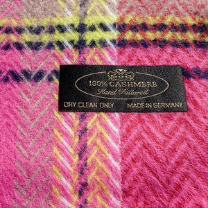 100% Cashmere Hand Tailored Scarf made in Germany